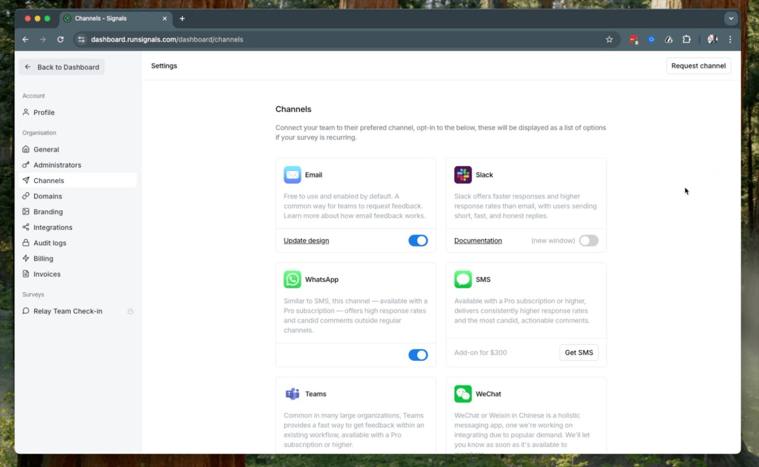 How Signals works in the Slack App